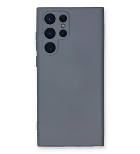 Galaxy S22 Kılıf Nano Içi Kadife Silikon - Gri