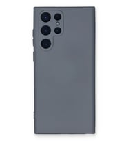 Galaxy S22 Kılıf Nano Içi Kadife Silikon - Gri