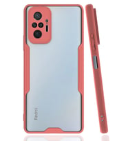 Newface Xiaomi Redmi Note 10 Pro Kılıf Platin Silikon - Pembe