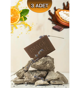 3 Adet CHOCOLATE&ORANGE Katı Sabun 100gr x3