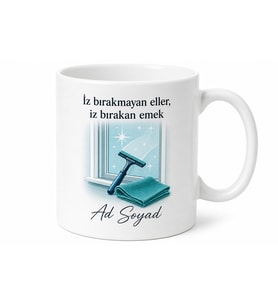 Cam Silici Kullananlara Mikrofiber Bez Hediye Kupa Bardak Özel Tasarım