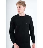 Maraton Regular Erkek Bisiklet Yaka Siyah Sweatshirt