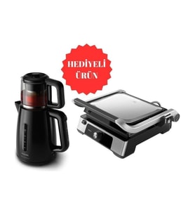 Philips Hd6301/90 2200 W Tost Makinesi-Hd7301 Çay Makinesi 2 Li set