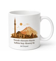 Aksaray Memleket Temalı Kişiye Özel Baskılı Kupa Bardak Hediye