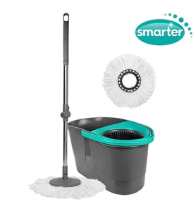 SMARTER OTOMATİK TEMİZLİK SETİ VE MİKROFİBER YEDEK MOP PASPAS