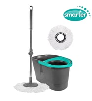 SMARTER OTOMATİK TEMİZLİK SETİ VE MİKROFİBER YEDEK MOP PASPAS