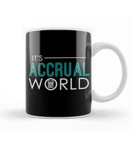 It s Accrual World Awesome Accounting Pun Kupa Bardak Porselen