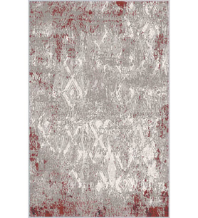 Eliana Home Baskılı, Yıkanabilir Kaymaz Taban Salon Halısı LNA0264 100x150 cm (Kırmızı)