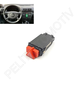 Audi A3 Dörtlü Flaşör Düğme 8L0941509P (2001-2003)