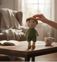 Çocuklar İçin Doğum Günü Hediyesi Amigurumi Oyuncak Bebek