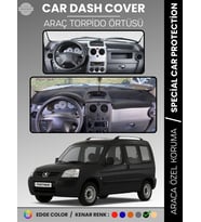 PEUGEOT PARTNER (2002-2008) Torpido Örtüsü Panel Koruma Torpido Koruma Tam Uyum Kaymaz Özel Kesim