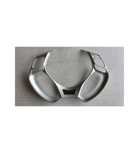 ÇMK Toyota C-Hr 2016-2019 Direksiyon Kaplama Silver