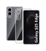 Durukar® Samsung Galaxy S25 Edge Kılıf Lüx Şeffaf Silikon