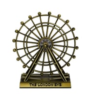 Dekoratif Metal The London Eye Biblo Dönme Dolap Biblo 9 Cm