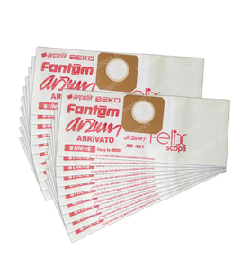 Fantom Uyumlu Shock WD 3200 Süpürge Kağıt Toz Torbası 20 Adet