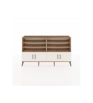 Arges Konsol 6 Raflı 4 Kapaklı 176x30x99 Çam-Aytaşı