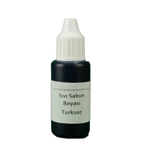 Sıvı Sabun Boyası Sıvı 10 GR  Turkuaz