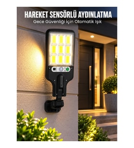 Mey İthalat® Sensörlü Sokak Tipi Lamba Günlük Kullanım İçin İdeal