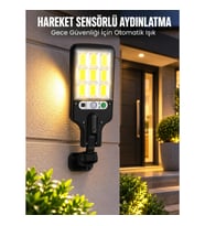 Mey İthalat® Sensörlü Sokak Tipi Lamba Günlük Kullanım İçin İdeal
