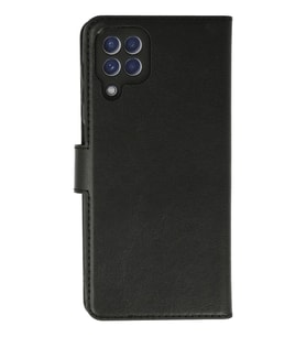 Samsung Galaxy A22 Uyumlu Kılıf Trend S Plus Kapaklı Kılıf - Siyah