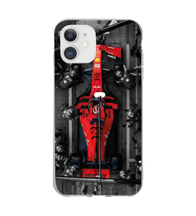 Iphone 11 Uyumlu Formula 1 Tasarımlı Şeffaf Telefon Kılıfı