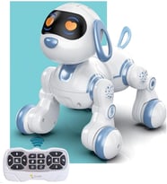 30 Fonksiyonlu Uzaktan Kumandalı Şarjlı Sesli Işıklı Dokunma Algılama Programlama Robot Kedi ve Köpek (köpek)
