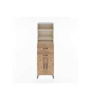 Hyperion Dolap 4 Raflı 2 Çekmeceli 2 Kapaklı 60x44x195 Aytaşı-Çam