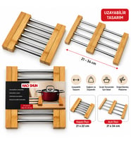 Lunaev Ayarlanabilir Metal Nihale – Bambu Ayaklı