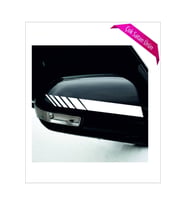 Oto Ayna Şerit Sticker Beyaz 2 Li 20*2,5 Cm