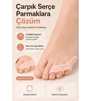 Serçe Parmak Bunyon Düzeltici 3 Parmağa Geçen Ağrı Hafifletici Ayak Parmak Hizalayıcı