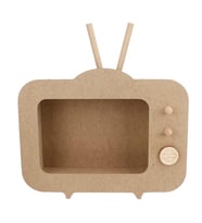 Ahşap Küçük Televizyon PA6 (Siyah)