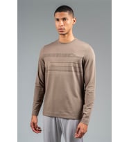 Maraton Regular Erkek Bisiklet Yaka Kakao Sweatshirt