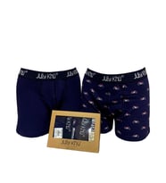 ERKEK BASKILI BOXERDON 2 Lİ (Siyah)