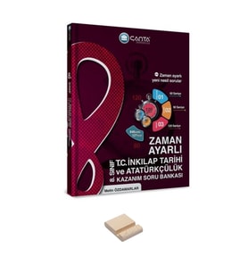 LGS 8. Sınıf İnkılap Tarihi Zaman Ayarlı Kazanım Soru Bankası ve Telefon Tutucu
