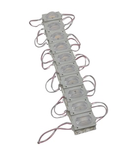 20 Adet 12 Volt 1.2 Watt Dar Açılı Tek Lensli Beyaz Led Modül IP65