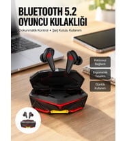 Northcity Profesyonel TWS Işıklı Kablosuz Bluetooth Oyuncu Kulaklığı Yeni Nesil