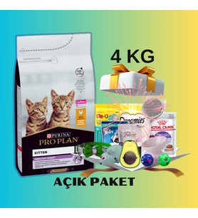 ProPlan Kitten Yavru Kedi Maması 4 Kg HEDİYELİ ÜRÜN GÖNDERİMİ (SKT:07/2027)