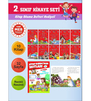 2.Sınıflar İçin Okumayı Sevdiren 10 lu Hikaye Seti 5 (Kitap Okuma Defteri Hediyeli)