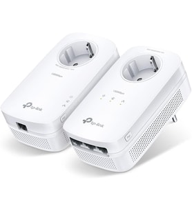Tl-Pa8033P Kit, Av1300 3-Port Gigabit Passthrough Powerline Starter Kit (Çok Renkli)