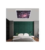 Yeni 60watt-60x60 -ledli Yatak Odası Avize- Uv Baskı Tasarım Aydınlatma-tavana Yapışık-kolay Montaj