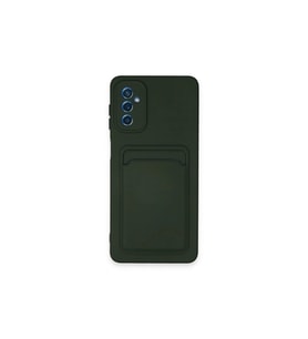 Galaxy A14 4g Kılıf Kelvin Kartvizitli - Koyu Yeşil