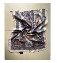 Miss İpek Life Osmanlı Desenli Asalet Şal 180x70 (Krem)