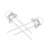 Led 4.8mm Mantar Şeffaf Sarı (100 Adet)