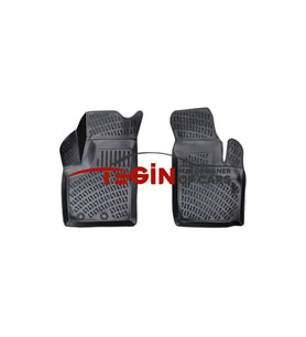 Fiat Doblo Panelvan 2 Parça 2002 3D Havuzlu Paspas Siyah (Karışık)