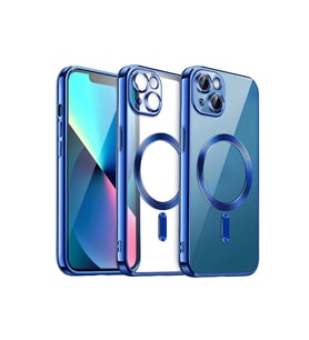 Mey İthalat® iPhone 15 Kılıf Kross Magneticsafe Kapak - Lacivert