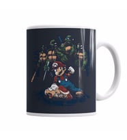 Mario X Tartarugas Kupa Bardak Porselen