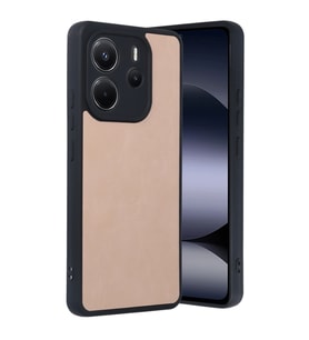 Xiaomi Redmi Note 14 4g Kılıf Aras Deri Kapak - Pudra