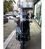 MOTOCAM Barossa ADV 125 Ön Cam 2025-2026 Model 78cm Füme Renkli 4mm UZUN