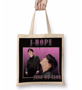 J Hope Bts Vintage Bez Çanta Uzun Saplı