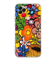 PrintiFy General Mobile GM22 ile Uyumlu Retro Color 2  Kamera Korumalı Şeffaf  Kılıf